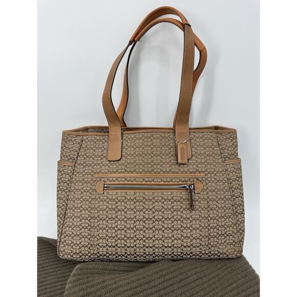 NICE COACH Y2K MINI SIGNATURE MULTI TOTE DIAPER BABY BAG 5707 (pu1000thrifty